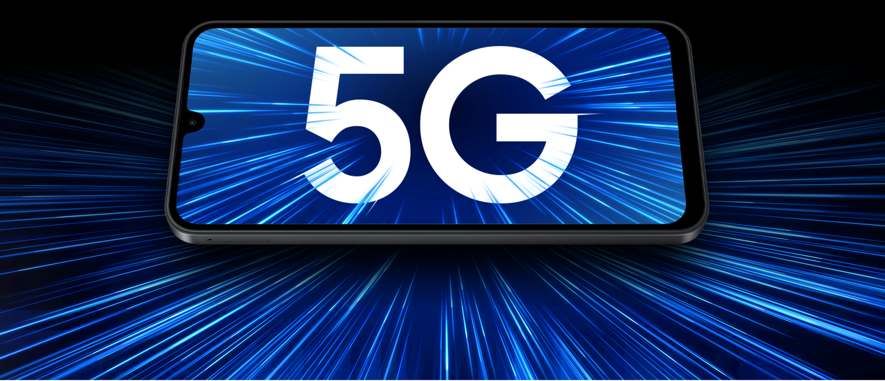 Illustration of the A17 5G with 5G written over the phone in bold