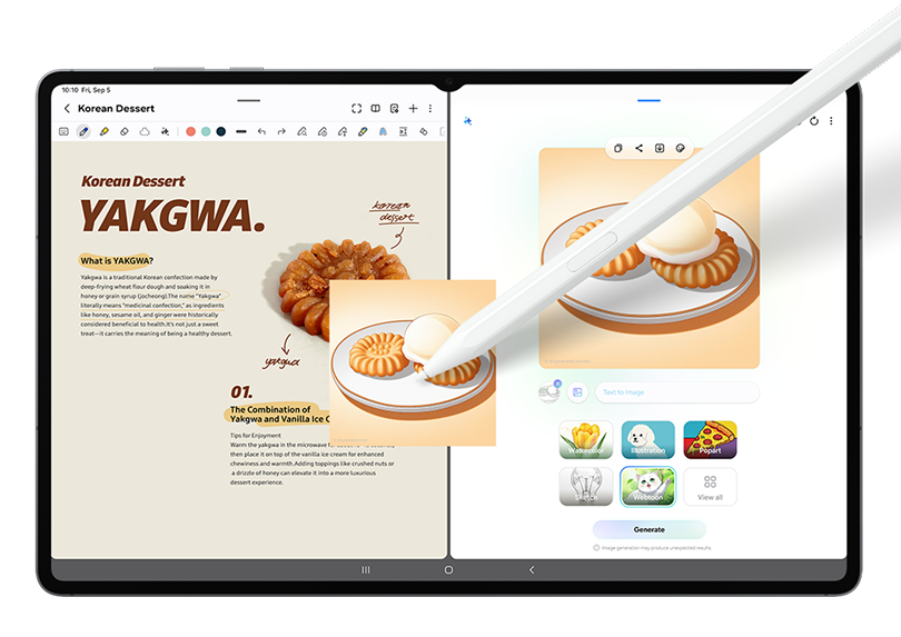 Illustration showing the Solve Math feature