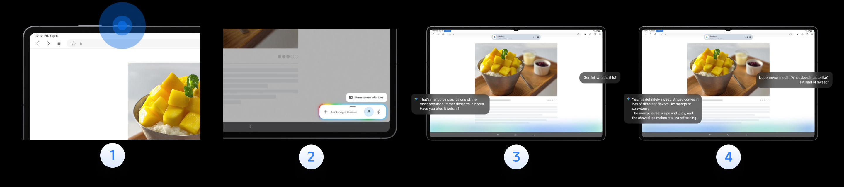 Illustration showing the A17 5G's wide screen and Super AMOLED display