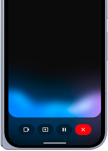 Pixel smartphone screen showing Gemini Live