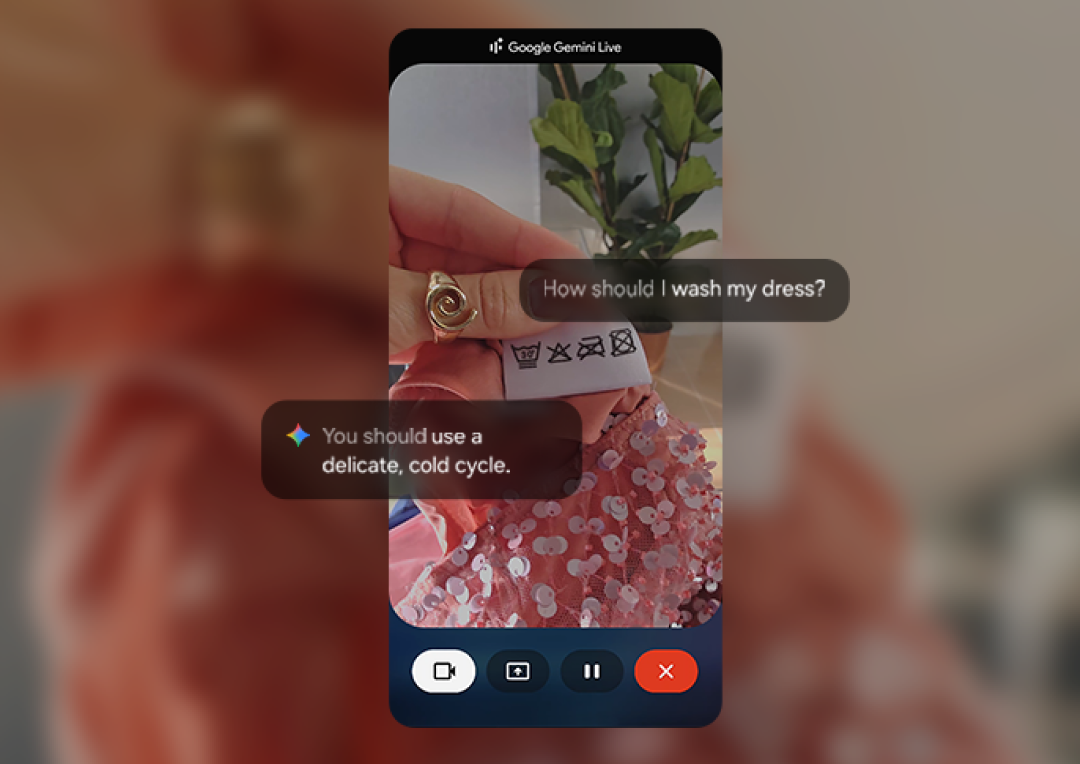 An illustration of Google Gemini in use