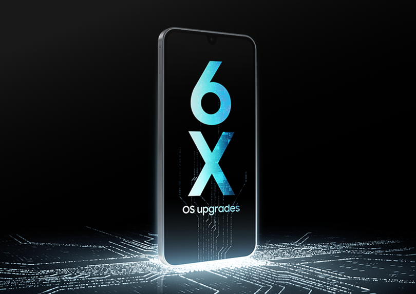 Illustration displaying 6x OS upgrades