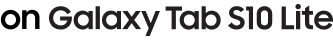 Tab S10 Lite official lettermark