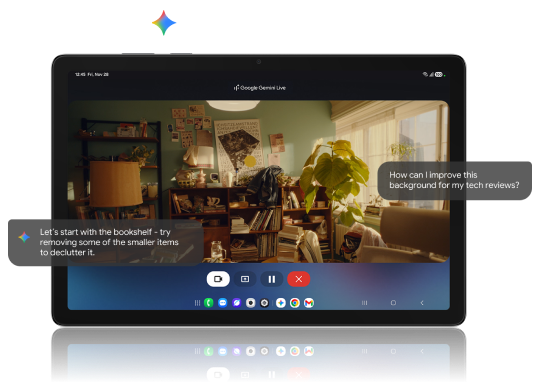 A view of Google Gemini in action