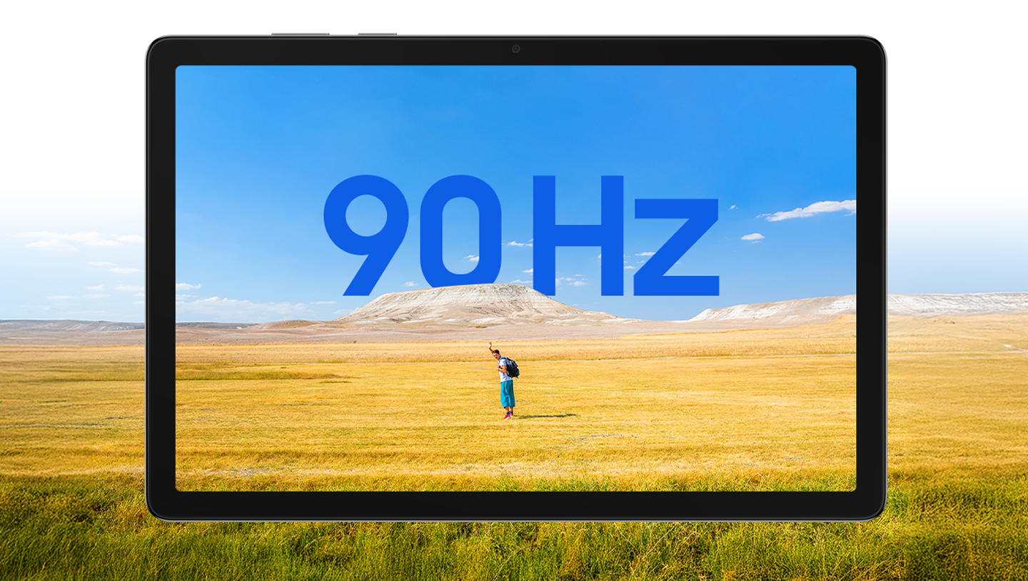 Illustration showing the refresh rate of the Tab A11+