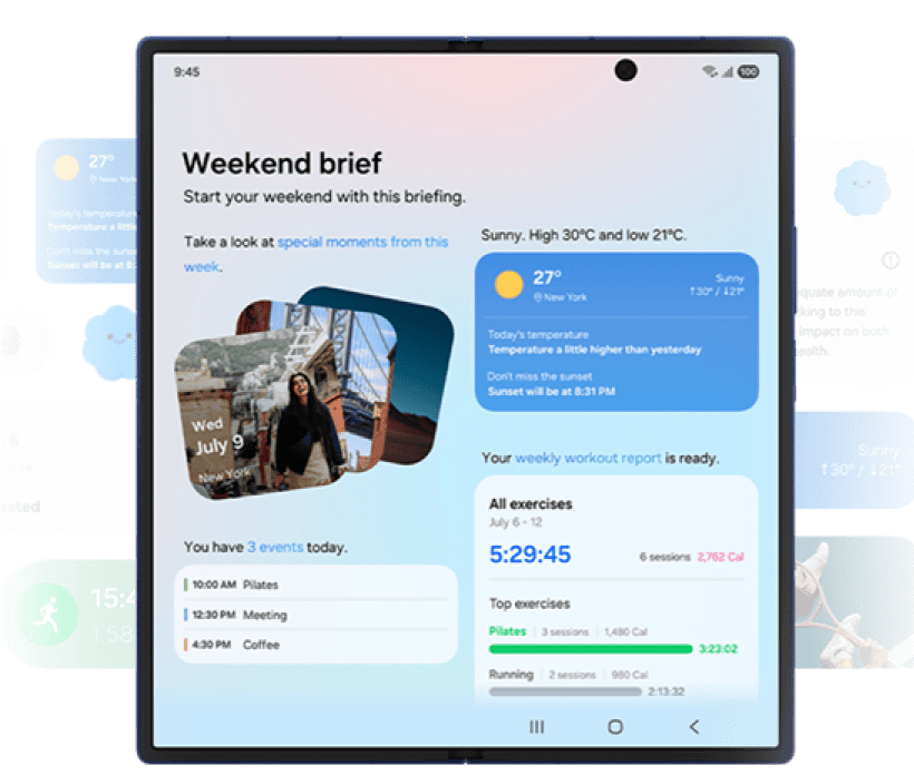 Personalised daily briefings