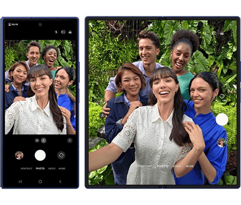 A view of the Galaxy Watch Ultra face with health feature highlights around it.