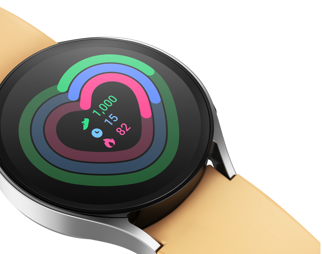 Watch with easy to read heart display