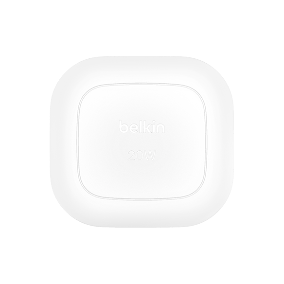Belkin 20W USB-C Compact Fast Charger White 