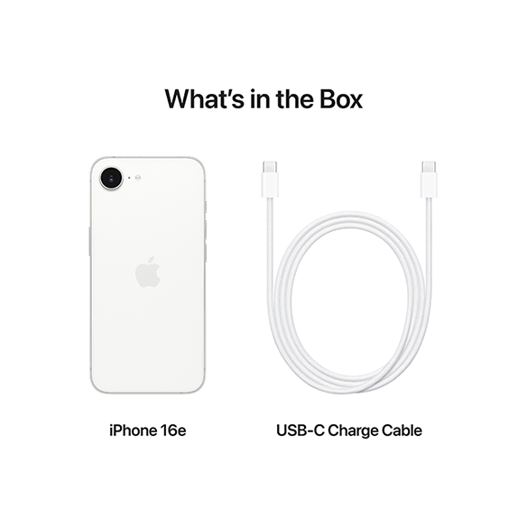 Apple iPhone 16e White 128GB
