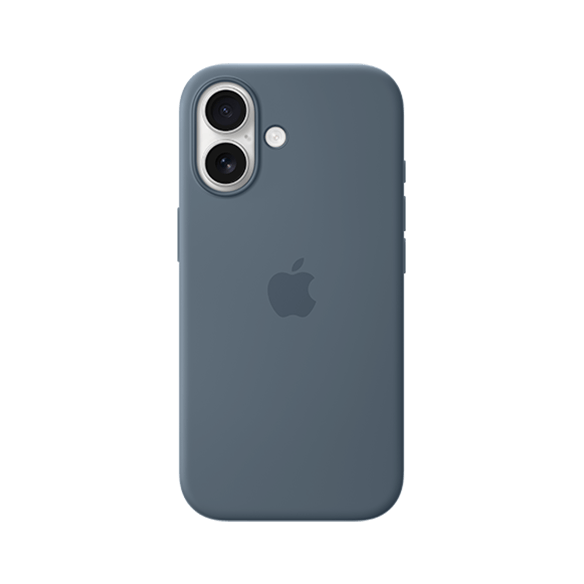 Apple iPhone 17 Silicone Case with MagSafe Anchor Blue