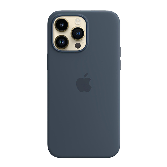 Apple iPhone 14 Pro Max Silicone Case with MagSafe Storm Blue 