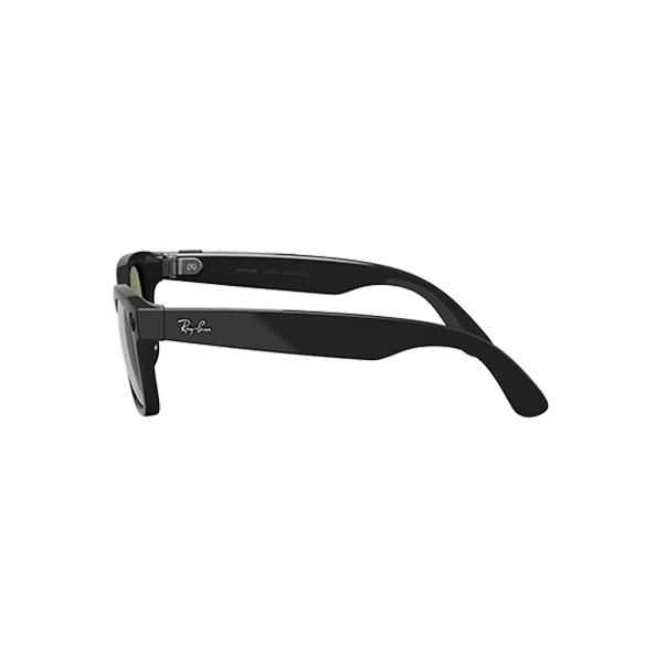 Ray Ban Meta Wayfarer Gen 2 Shiny Black / G15 Green 