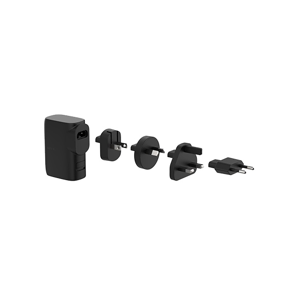 Belkin Hybrid Wall Travel Charger 25W with 5K Power Bank and Travel Adaptor Kit Black 