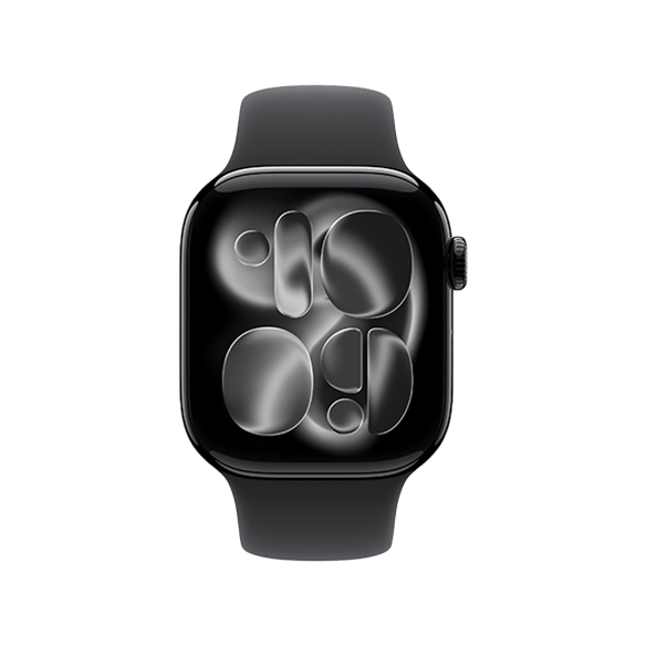 Apple Watch Series 11 Aluminium 42mm Jet Black / Black Sport Band - S/M 64GB